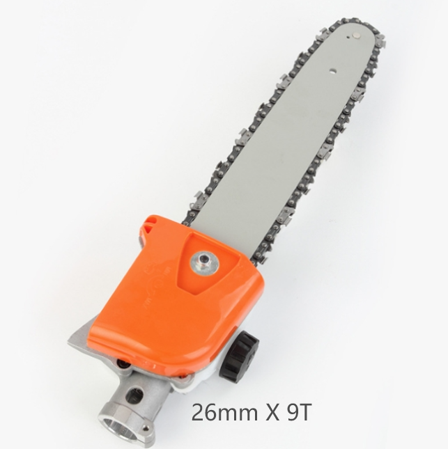 Accesorio Podador de Altura con Cadena 26mm x 9T para Desbrozadora