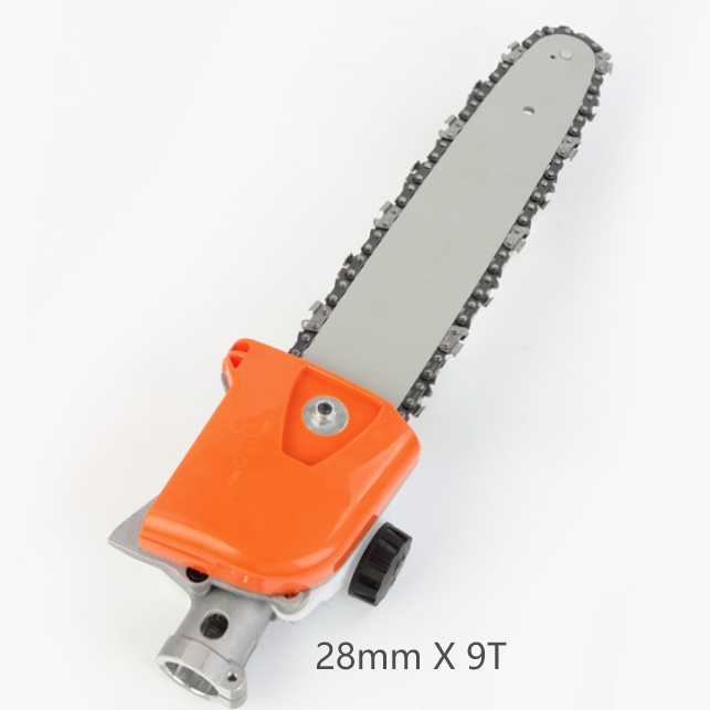 Accesorio Podador de Altura con Cadena 28mm x 9T para Desbrozadora